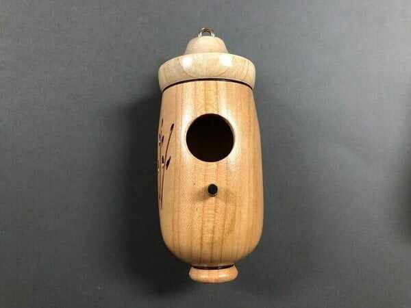 Wooden Hummingbird House