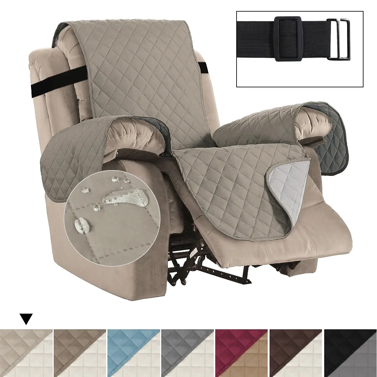 Waterproof Reversible Recliner Chair Cover