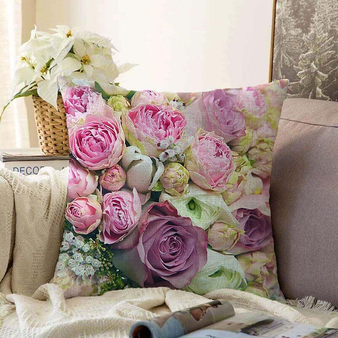 Tapestry Double Side Pillow Cover 4PC Pillowcase