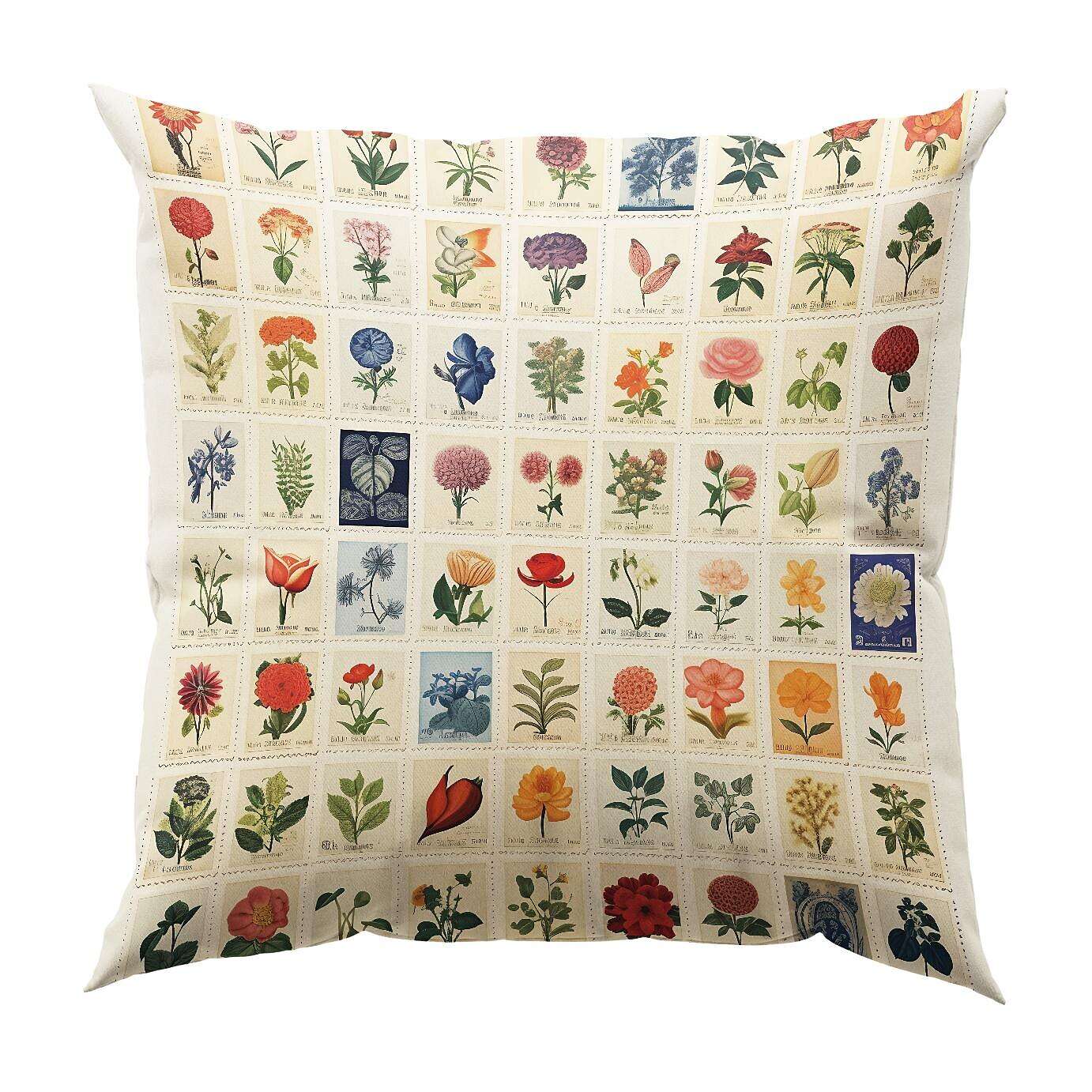 Flower Insect Pillow Cover 1PC