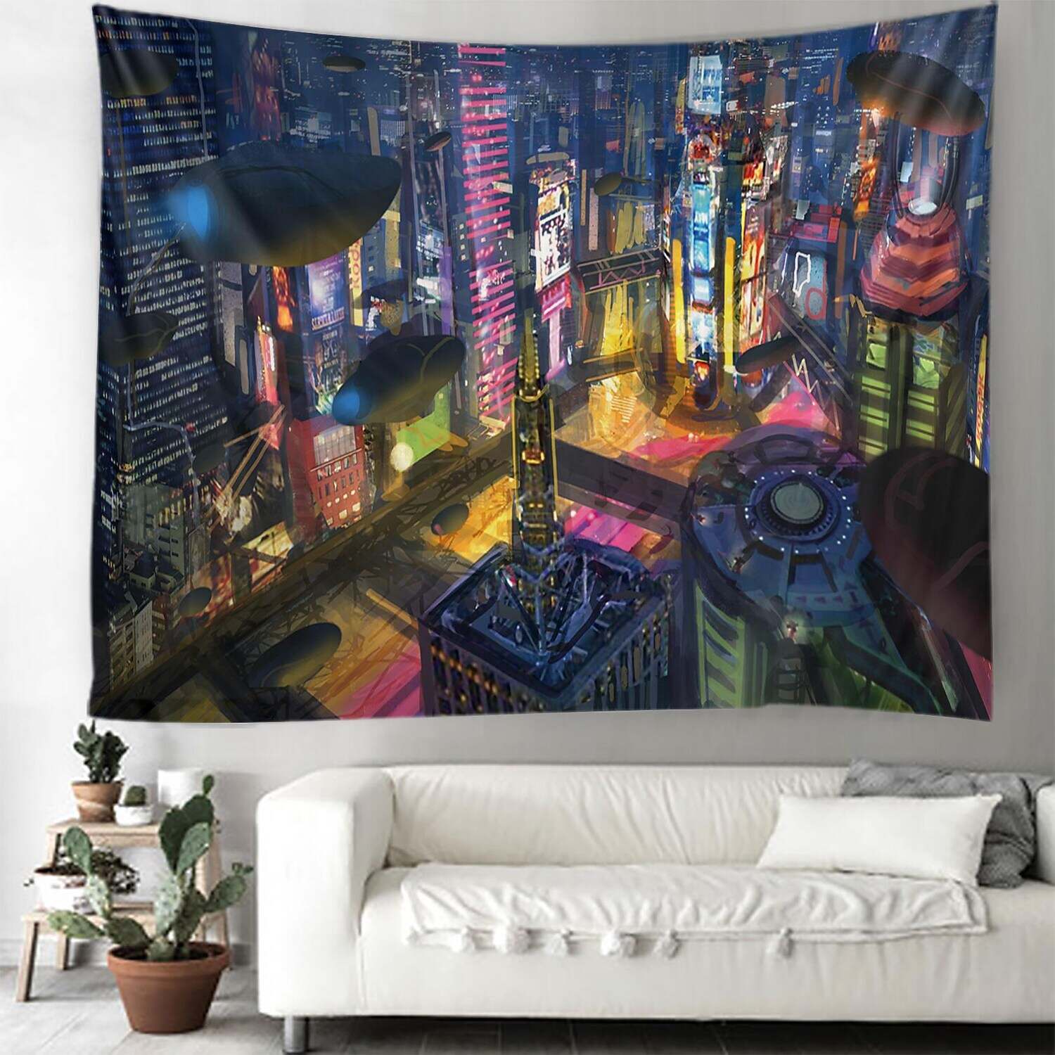 City Wall Tapestry Art Decor Photograph Backdrop