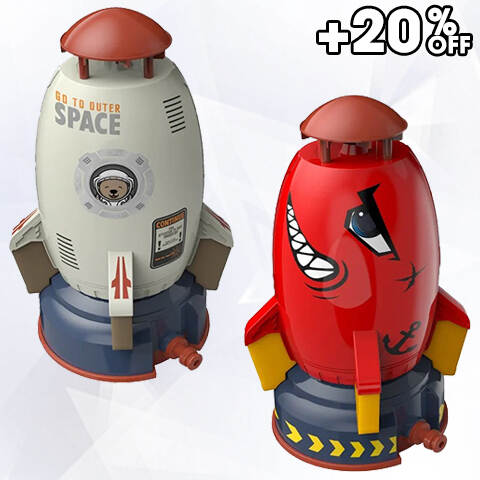 🔥Last Day 49% OFF - 2023 Summer Toy Outdoor Yard Rocket Sprinkler