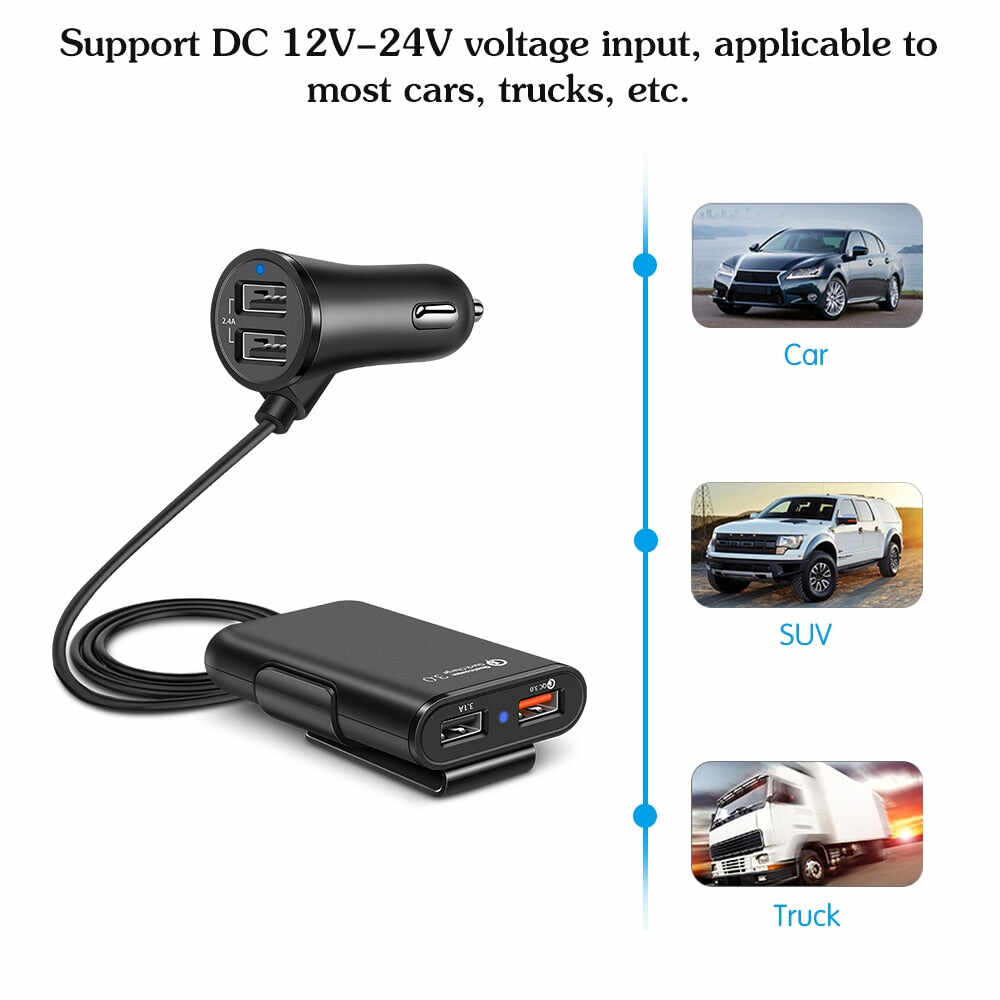 Four Ports Car Fast Charger