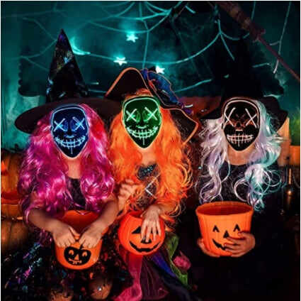 HALLOWEEN LED LIGHT UP MASK