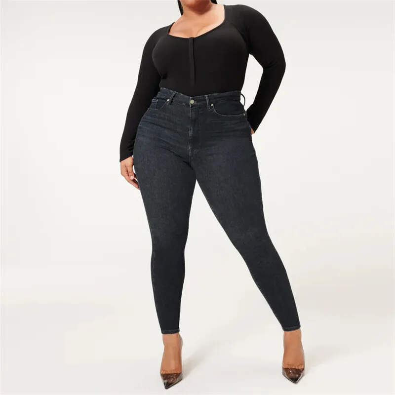 Plus size tummy control comfortable butt lifting pants