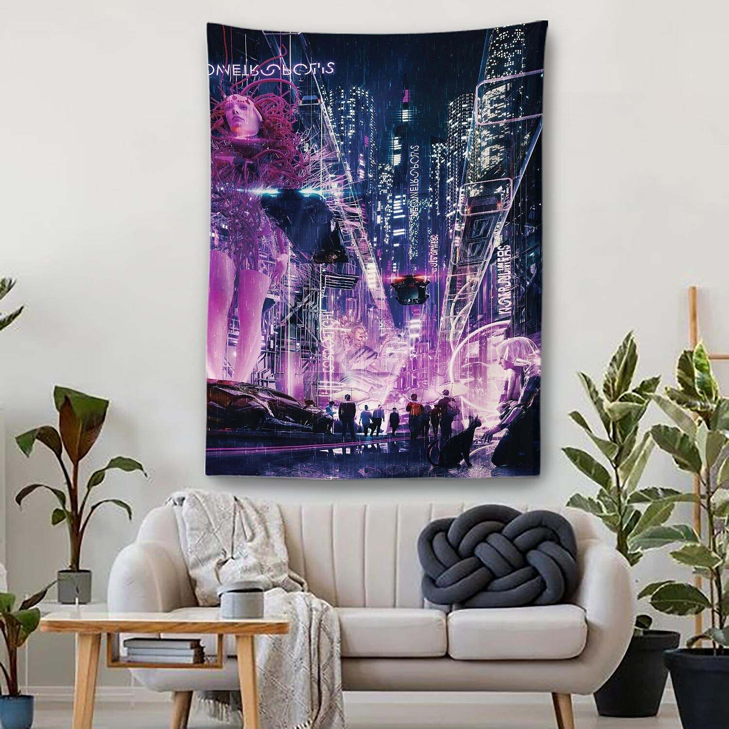 City Wall Tapestry Art Decor Photograph Backdrop