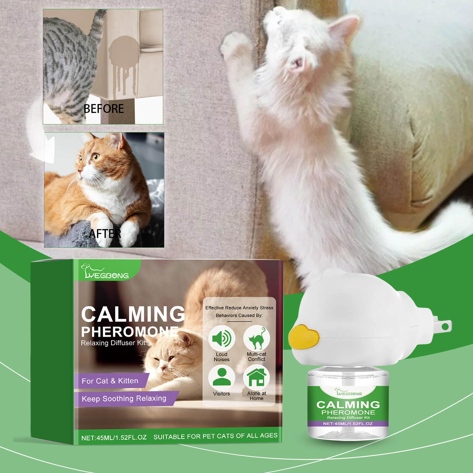 Calming Pheromone Relaxing Diffuser Kit