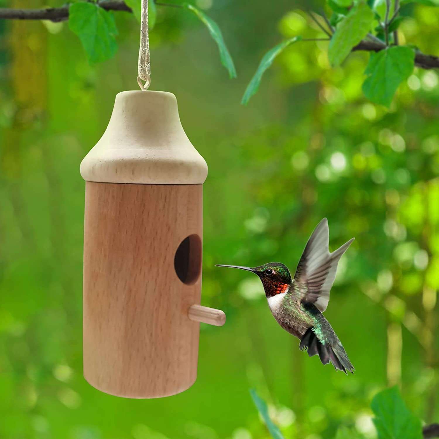 Last Day Sale 70% OFFWooden Hummingbird House-Gift for Nature Lovers