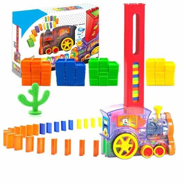 Last Day Promotion 40% OFF - Dominoes Automatic Domino Train Educational Toy