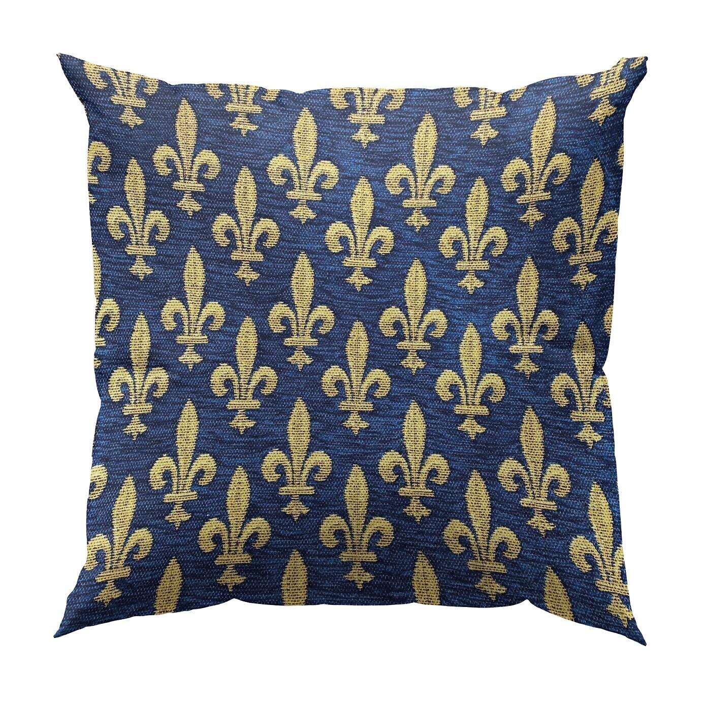 Fleur de Lis Double Side Pillow Cover 4PC Soft