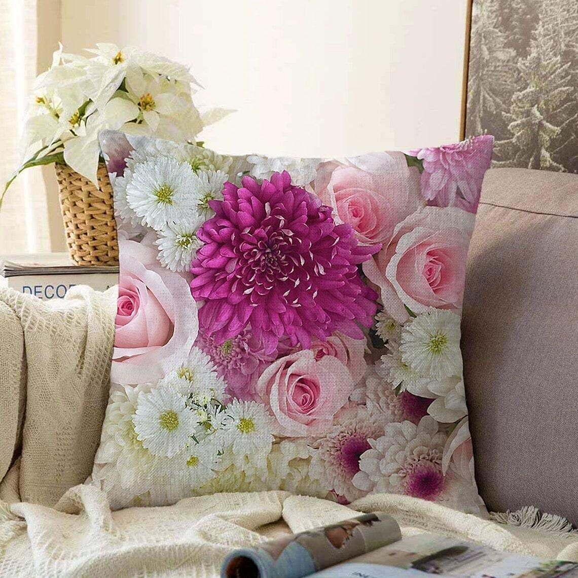 Tapestry Double Side Pillow Cover 4PC Pillowcase