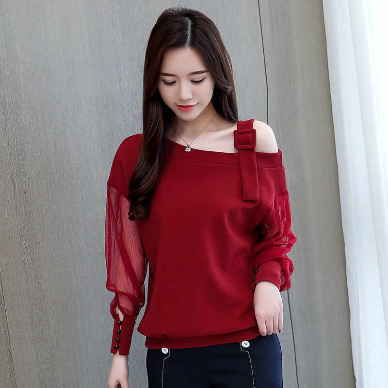 Spring Long Sleeve Shirt Women Fashion