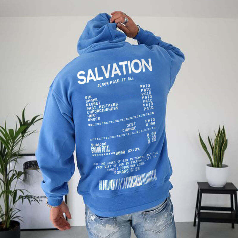 Jesus Paid It All Print Hoodie