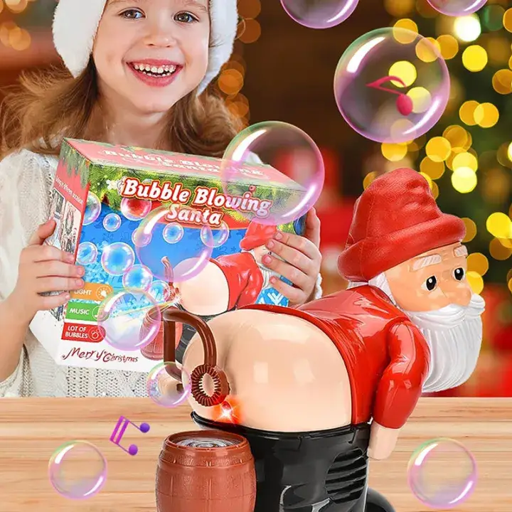 🔥HOT SALE 49% OFF-Funny Santa Bubble Blowing Machine