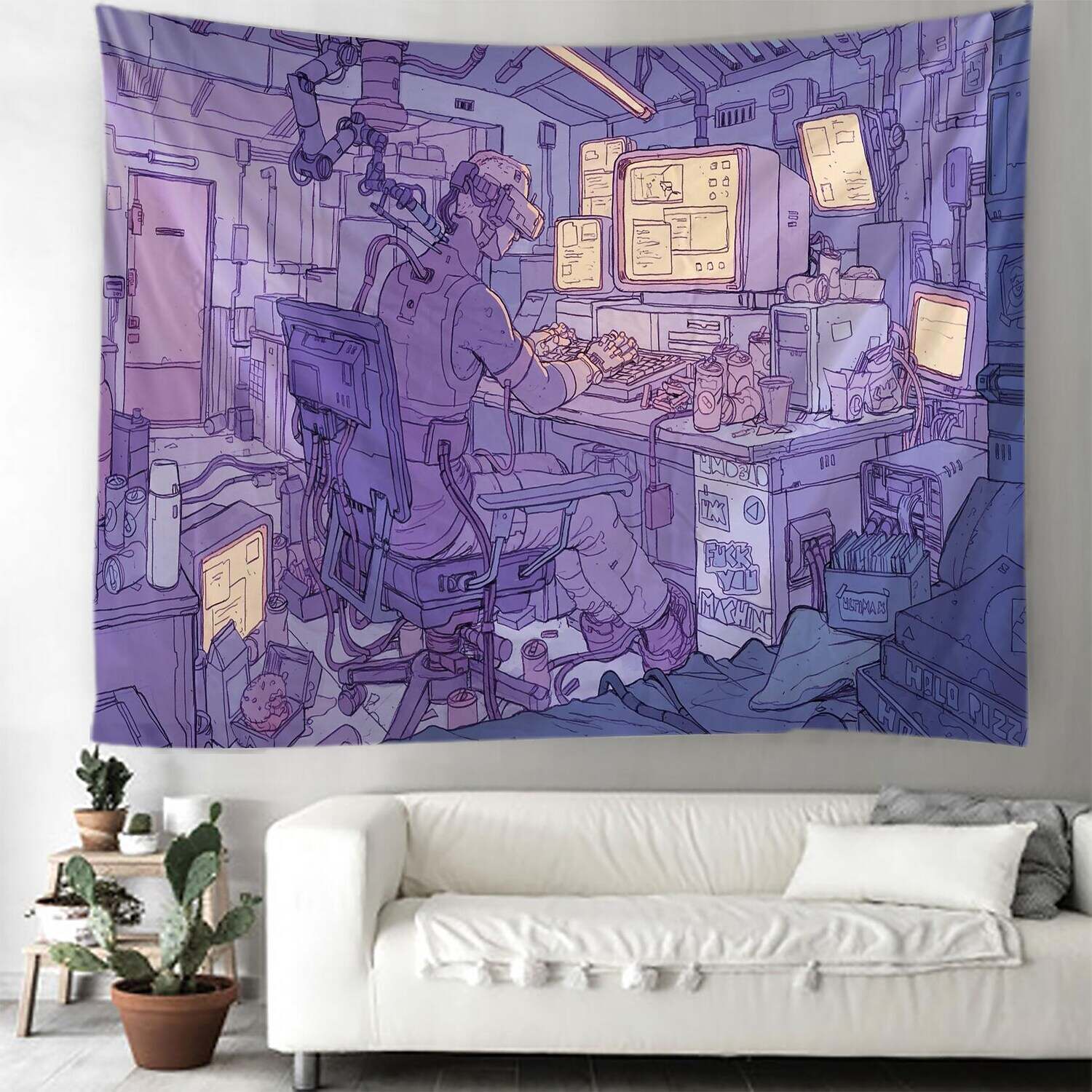 Cartoon Wall Tapestry Art Decor Photograph Backdrop