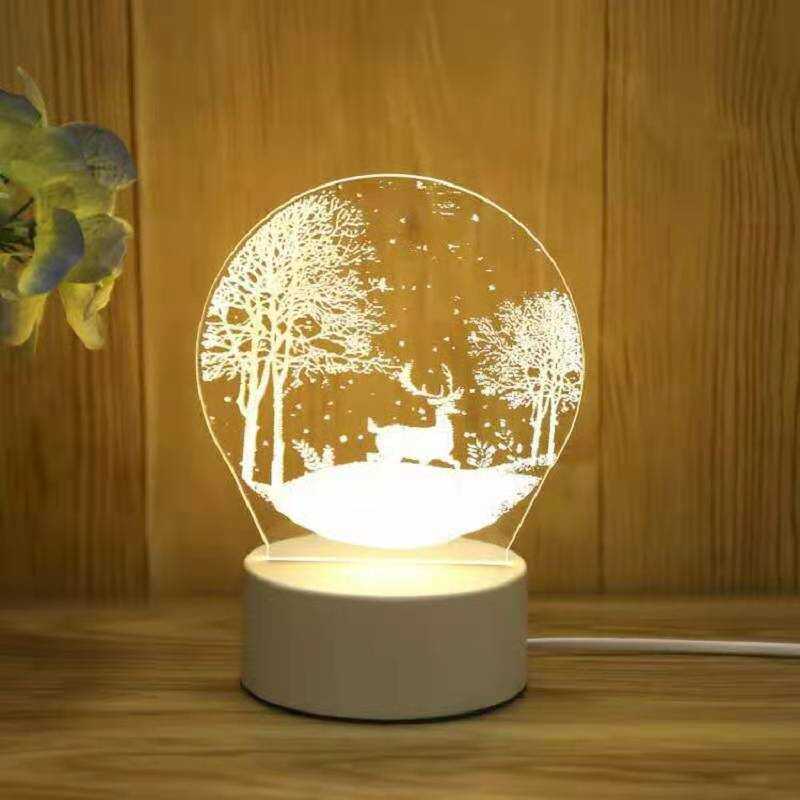 Children's gift lamp smart home eye protection 3D light