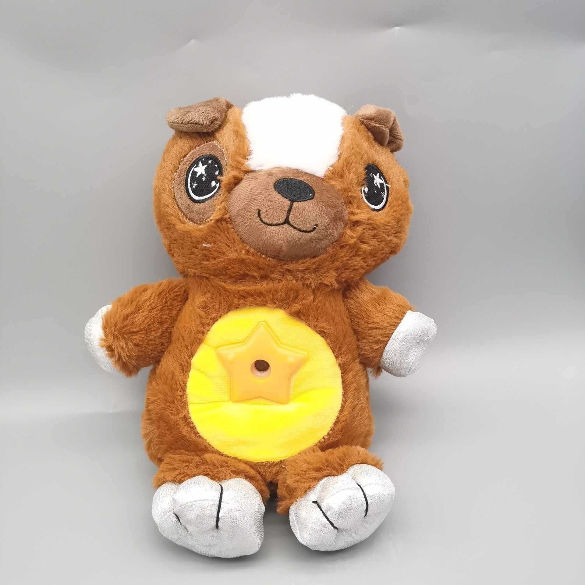 stuffed animal with light projector