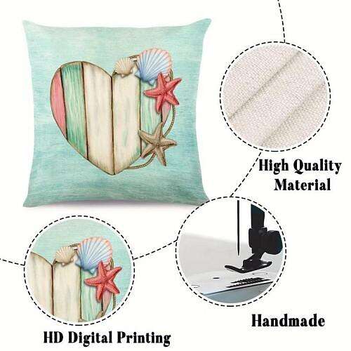 Summer Sunshine Floral Double Side Pillow Cover 4PC Soft