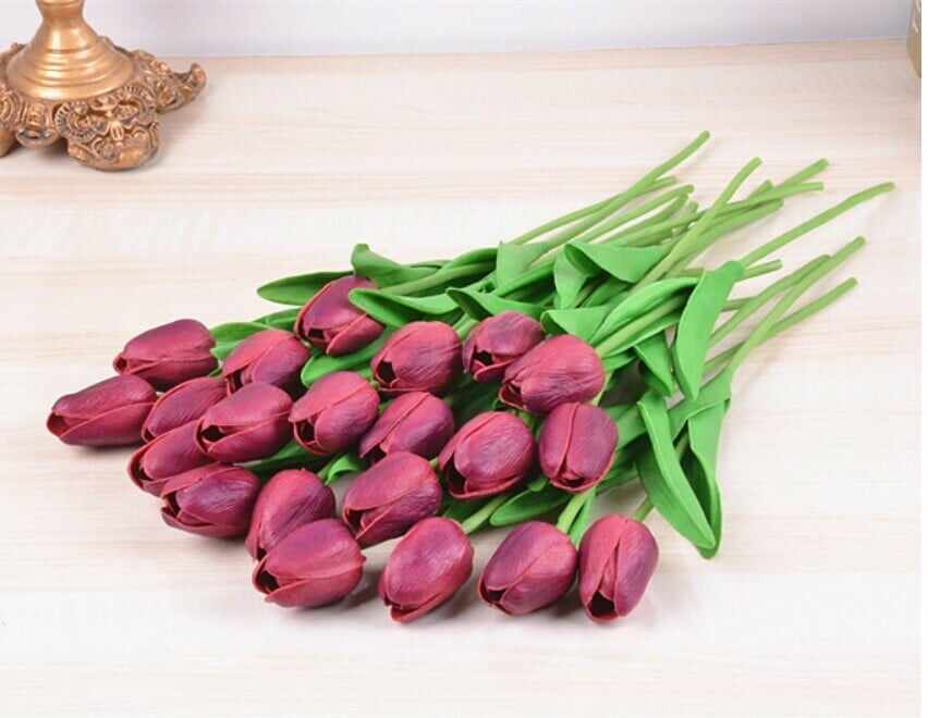 LAST Day Sale-70off-High Quality Artificial Latex Tulips