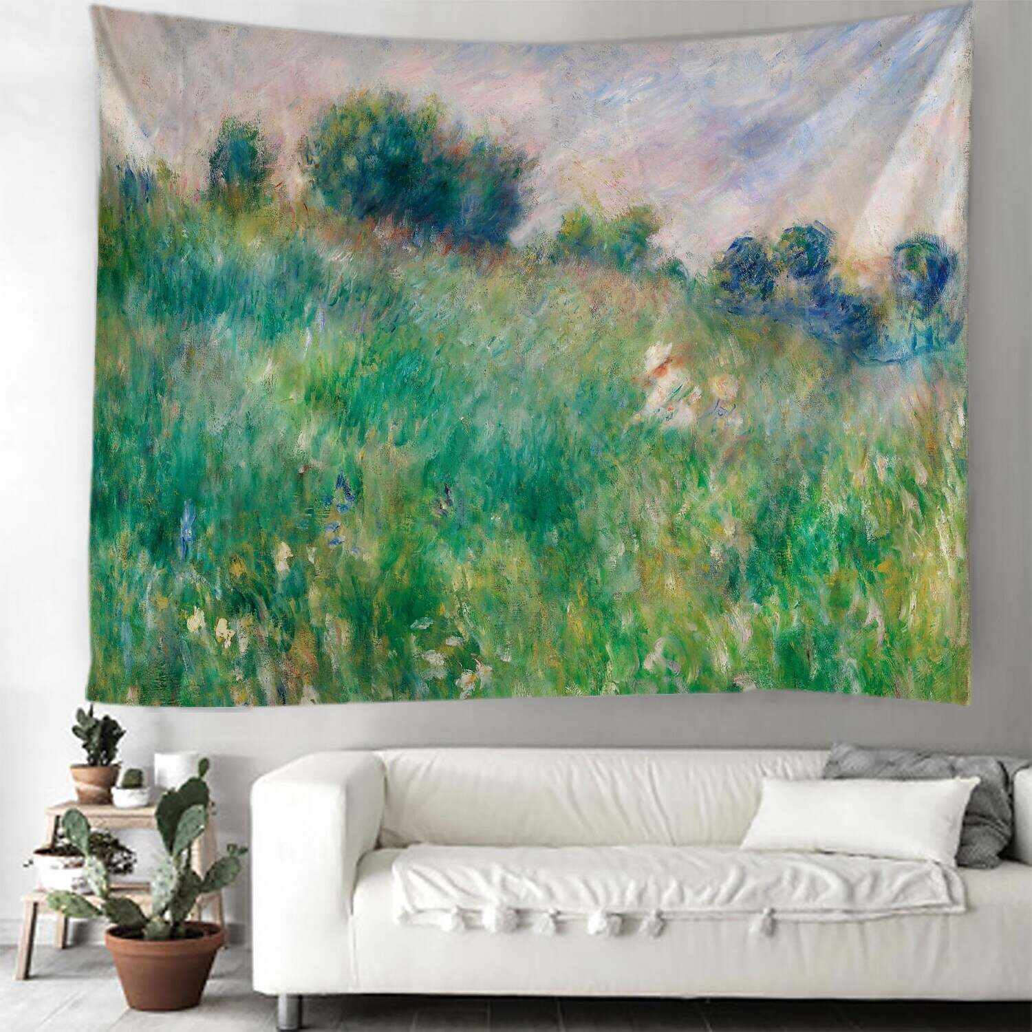 Oil Painting Forest Wall Tapestry Art Decor