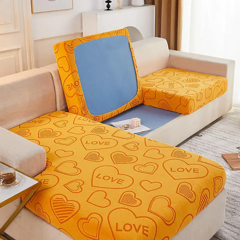 Thick Jacquard Cation Sofa Seat Cushion Cover Elastic Furniture