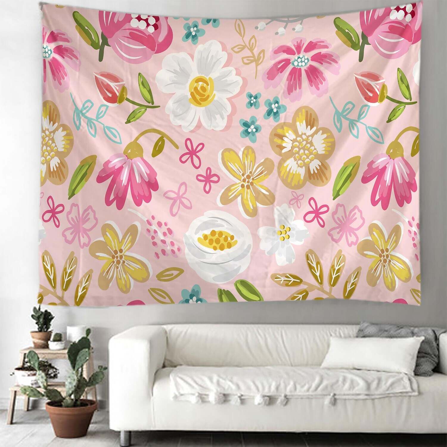 Floral Large Wall Tapestry Art Decor Photograph Backdrop