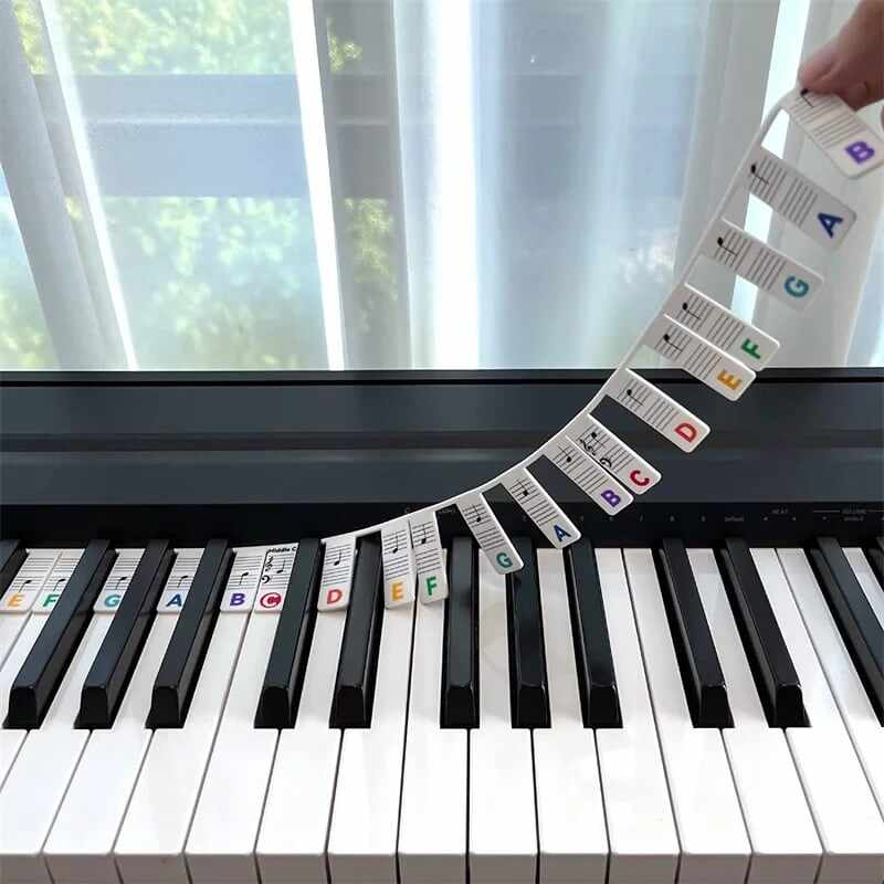 Last Day 77% OFF--Removable Piano Keyboard Note Labels