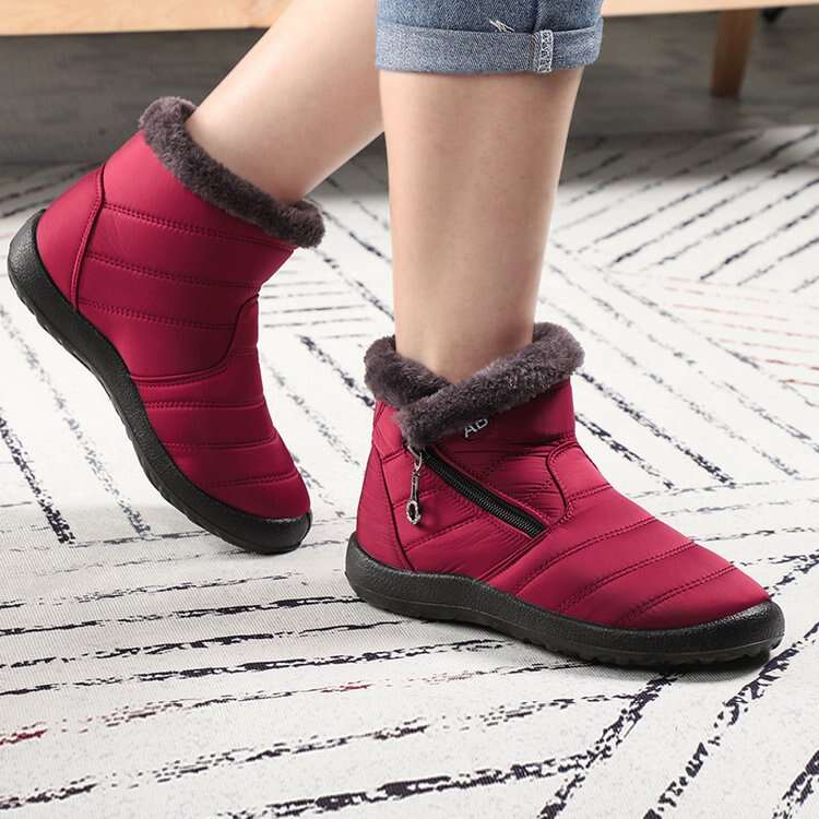 Women's Warm Waterproof Snow Boots