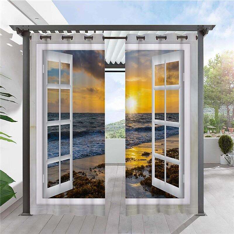 Waterproof Outdoor Curtain Privacy