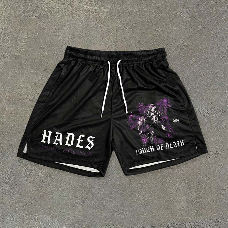 Men's Hades Print Mesh Shorts