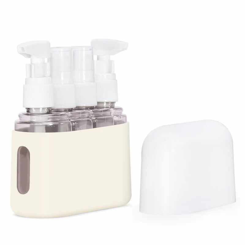 Mini Shampoo Dispenser Portable Travel Bottle Set