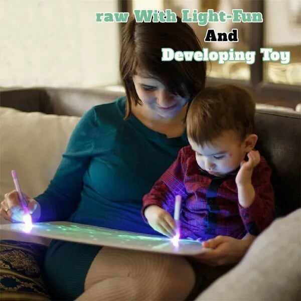 BIG SALE - 25% OFFMagic LED Light Drawing Pad - Release the Creativity of Children!