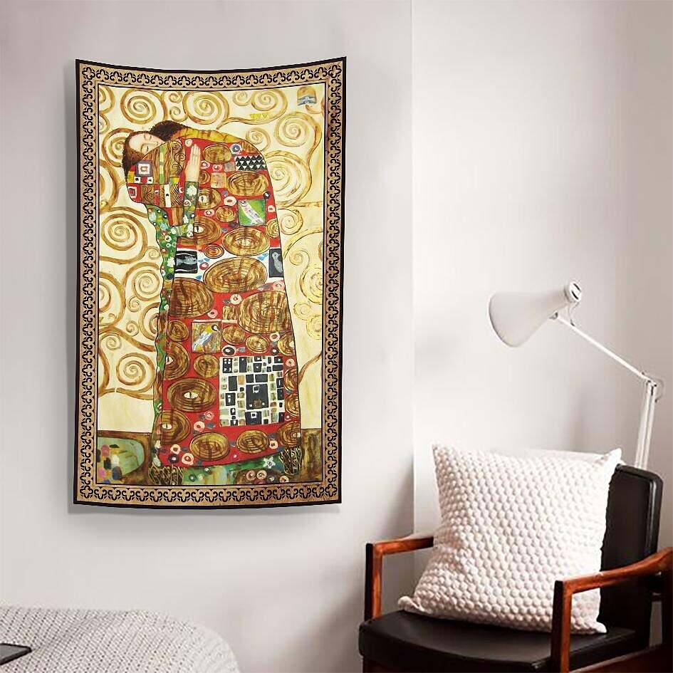 Gustave Klimt Wall Tapestry Art Decor Famous Painting Style