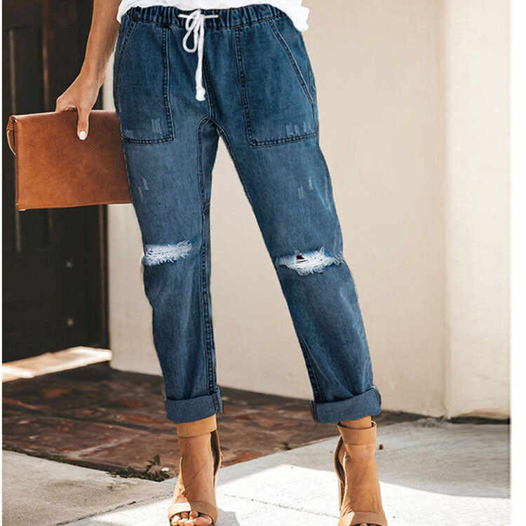 Fashion Casual Ripped Trousers