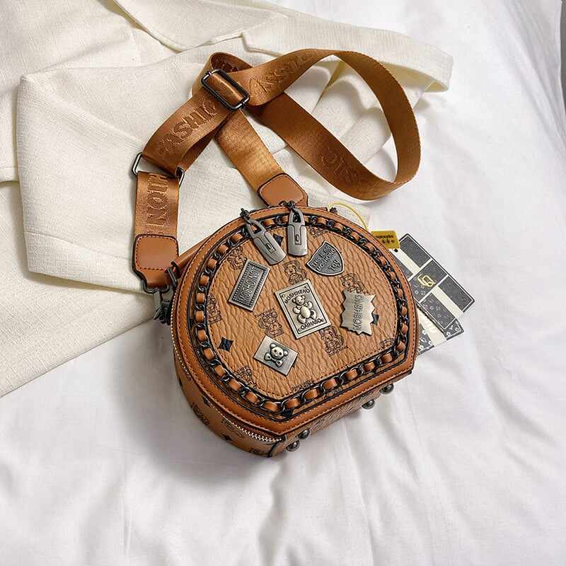 LAST DAY 50% OFFFashion Leather Bear Bag-BUY 2 FREE SHIPPING