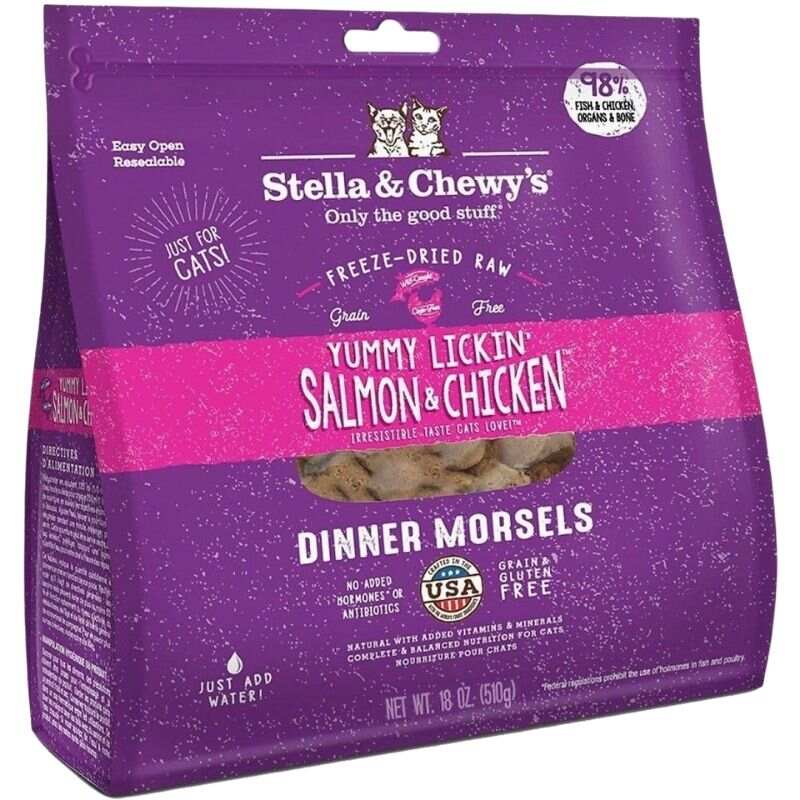 Stella & Chewy's - Freeze Dried Salmon & Chicken Dinners Morsels (Cats)