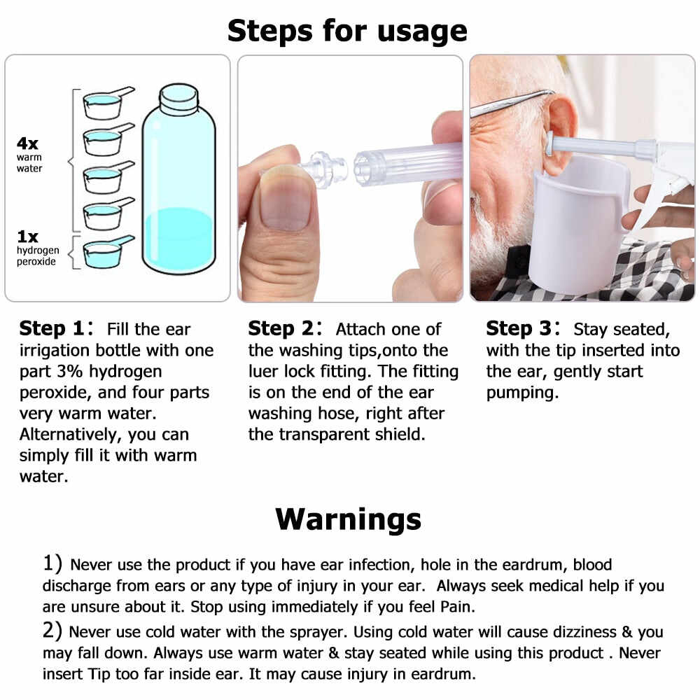 Ear Washer Ear Wax Removal Kit