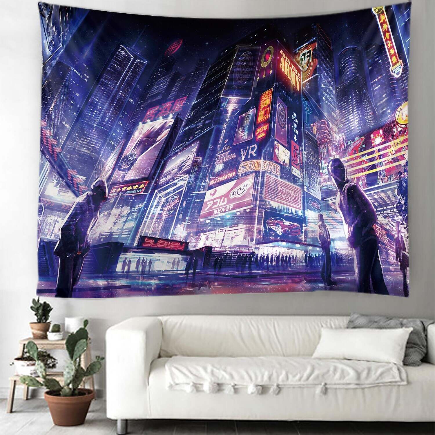 City City Wall Tapestry Art Decor Photograph Backdrop