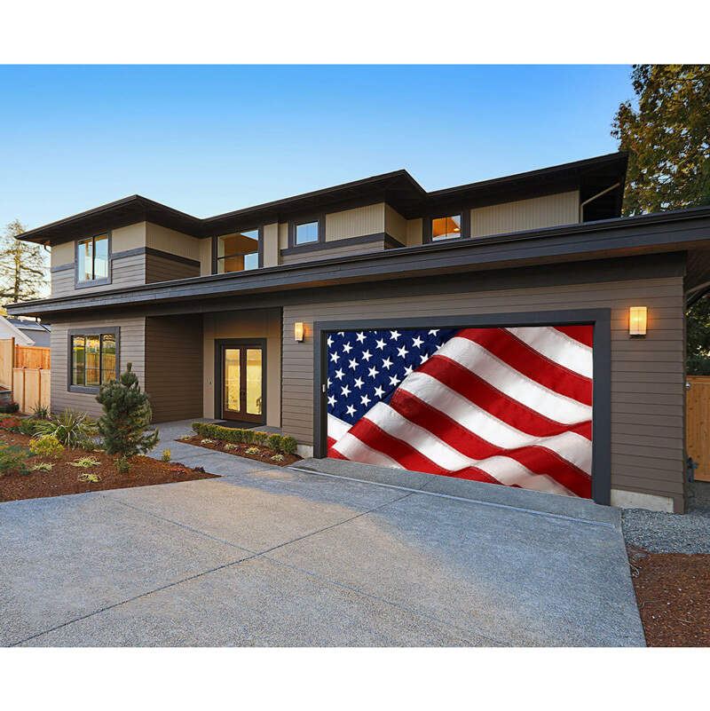 Patriotic Garage Door Mural