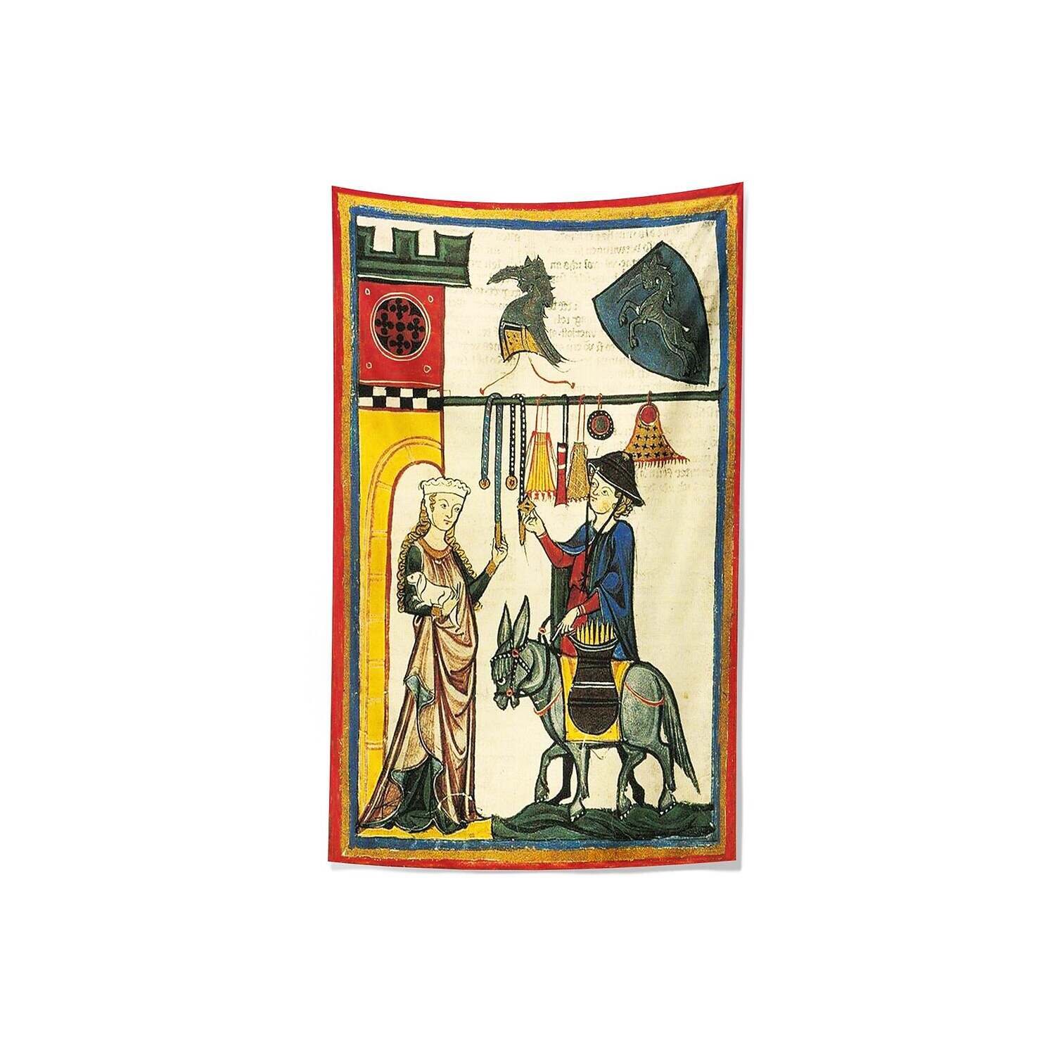 Bayeux Medieval Large Wall Tapestry Art Decor