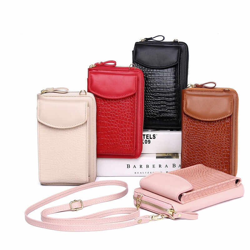 Women Bag Shoulder Bag Female Handbags Messenger Bag Wallet Card Bags Crocodile Pattern Coin Purse Mobile Phone Bag