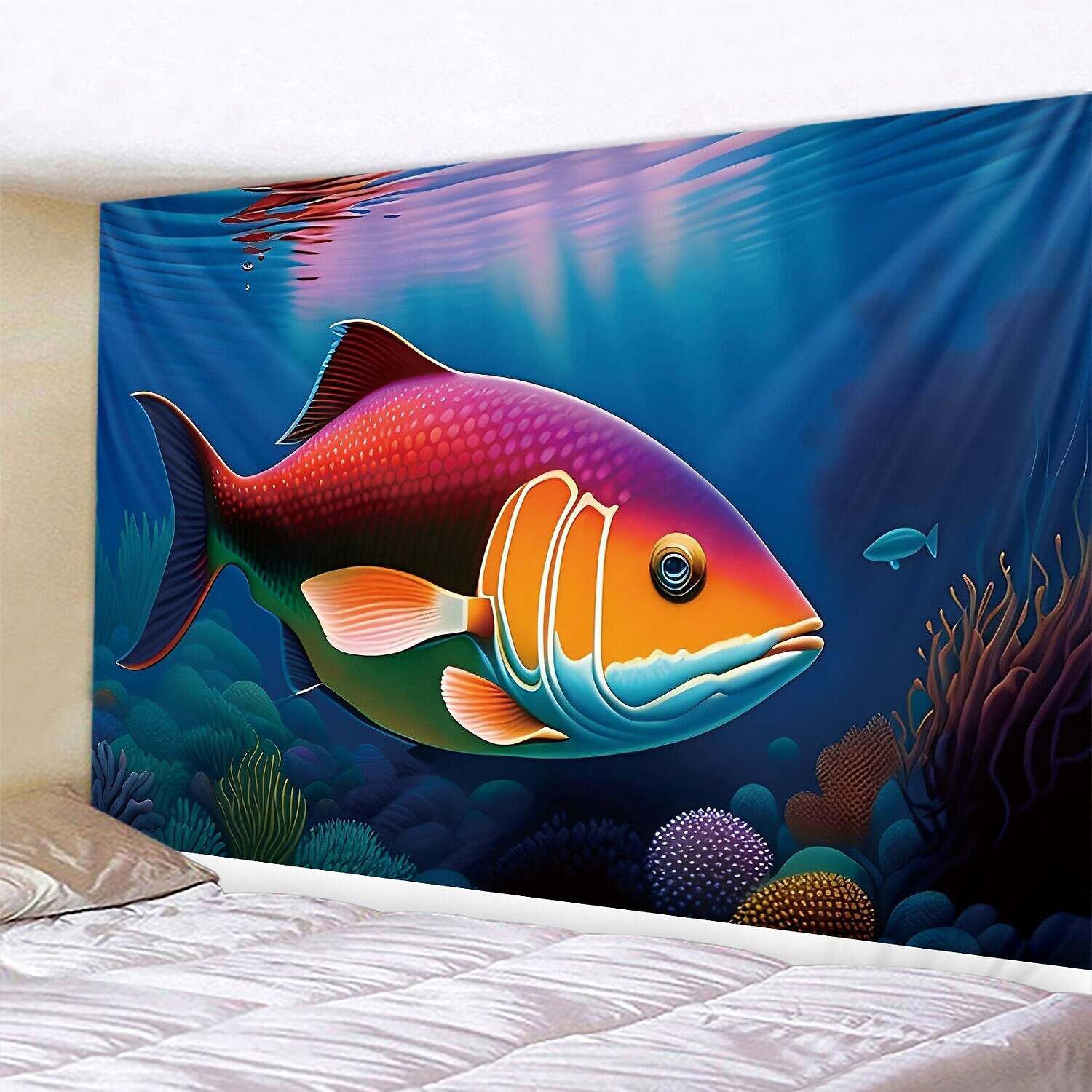 Ocean Fish Wall Tapestry Art Decor