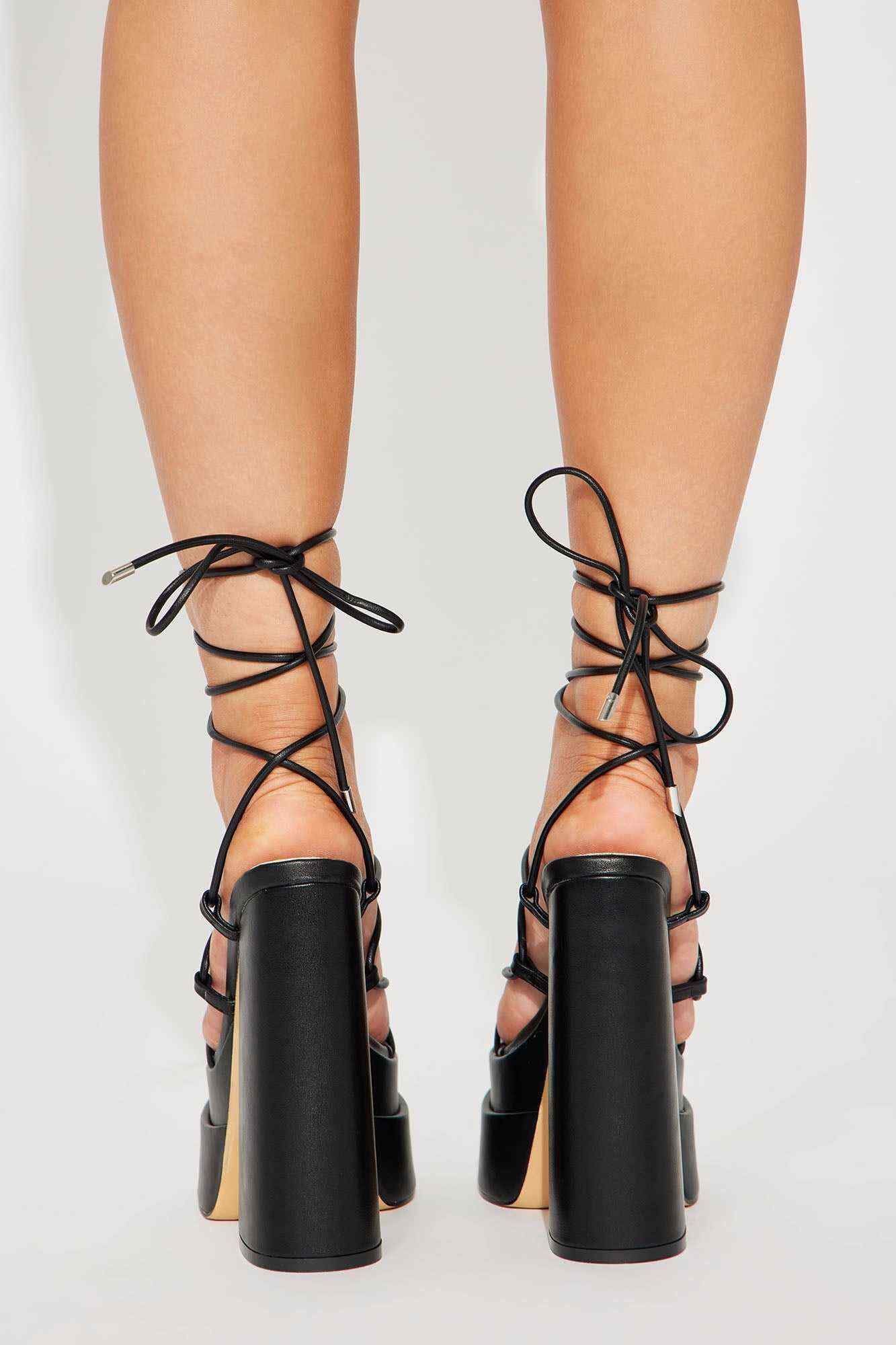 So Obsessed Platform Heels   Black