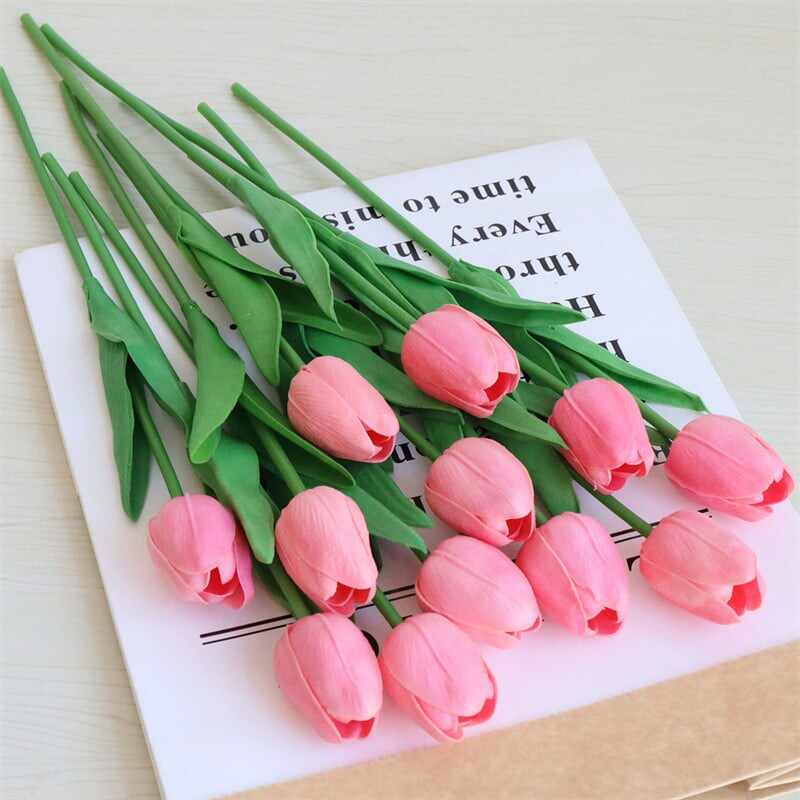 LAST Day Sale-70off-High Quality Artificial Latex Tulips