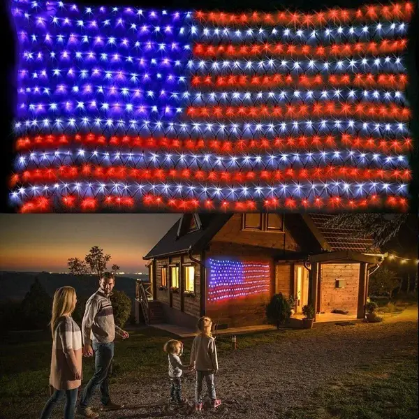 420 LED - Large Outdoor Flag Net Lights