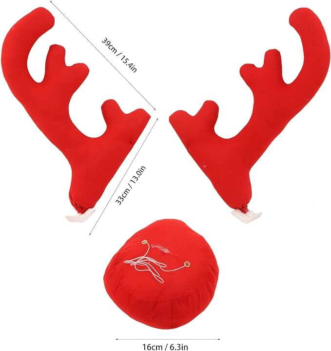 🎄Early Christmas Hot Sale 49% OFF🎁Premium Reindeer Car Kit Antlers