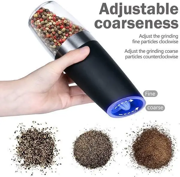 🔥Last Day Promotion -50% OFF🔥Automatic Electric Gravity Induction Salt and Pepper Grinder