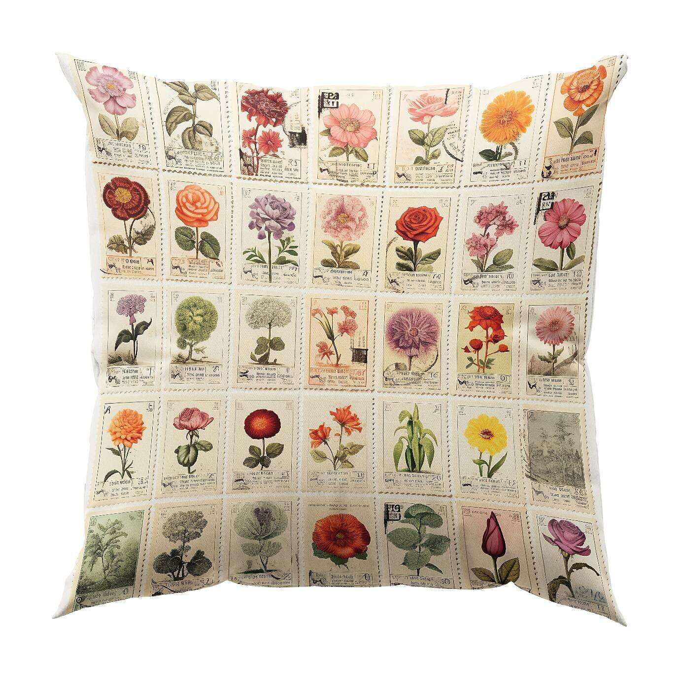 Flower Insect Pillow Cover 1PC