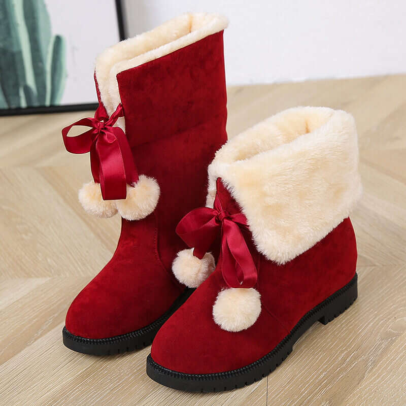 Women's 2021 Fashion Bow Snow Boots