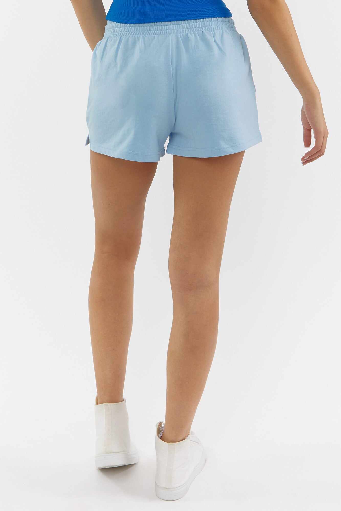 Women Apparel | Basic Drawstring Fleece Shorts Pink Forever21 - VH77189